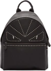 FENDI Black Studded Monster Backpack