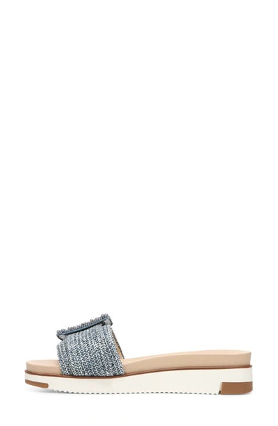 Shop Sam Edelman Ariane Beaded Slip-on Sandal In Washed New Blue