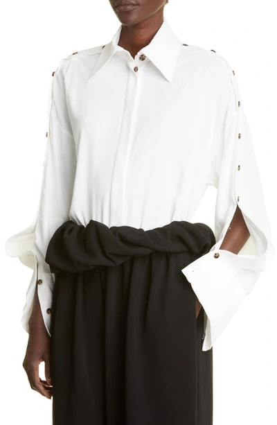 Shop Proenza Schouler Long Sleeve Shirt In White