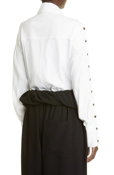 Shop Proenza Schouler Long Sleeve Shirt In White