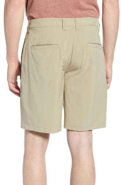 Travismathew Carlsbad Performance Shorts In Light Khaki