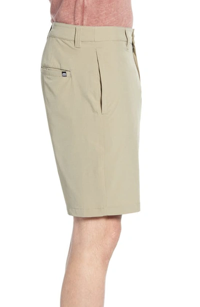Travismathew Carlsbad Performance Shorts In Light Khaki