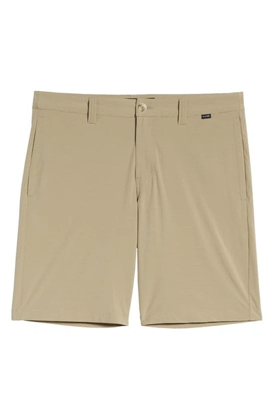 Travismathew Carlsbad Performance Shorts In Light Khaki