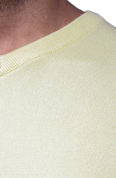 X-ray V-neck Sweater In Banana
