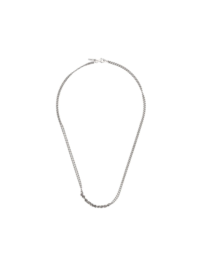 Shop Emanuele Bicocchi Chain Necklace In Argento