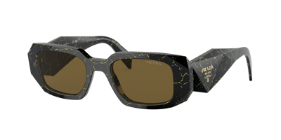 Shop Prada Woman Sunglasses Pr 17ws In Dark Brown