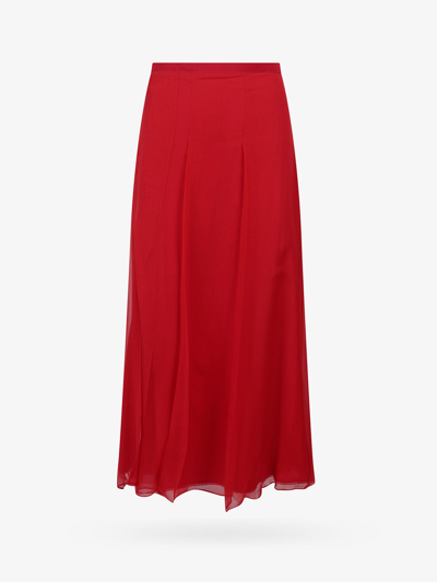Shop Gucci Skirt In Red