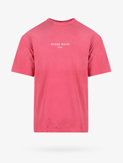 Shop Guess Usa T-shirt In Pink