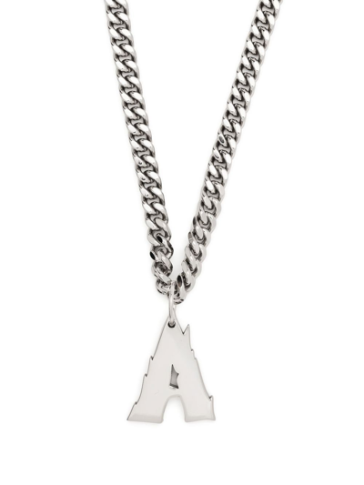 Shop Alyx Logo-pendant Necklace In Silver