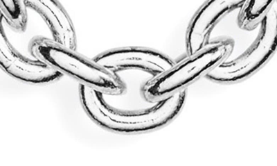 Maria Tash Single Chain Drape Stud Earring In White Gold