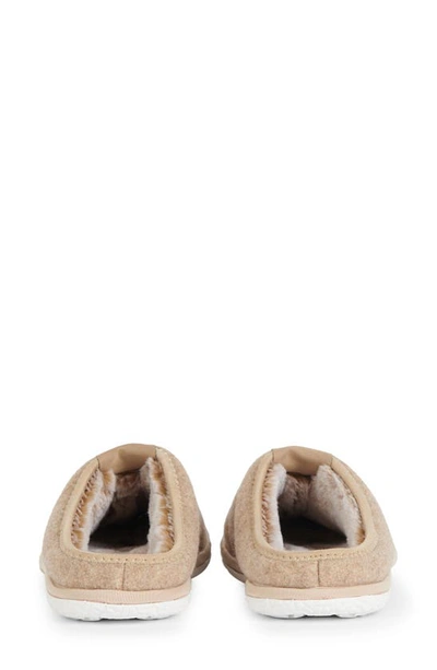 Barbour Nell Mule Slipper In Oatmeal