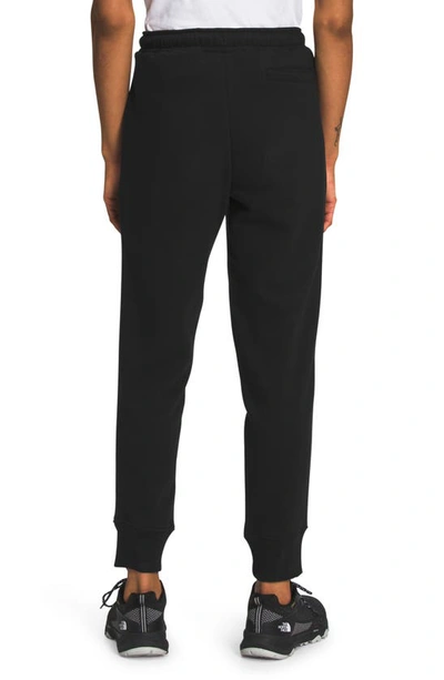 Shop The North Face Cotton Blend Joggers In Tnf Black/ Tnf White