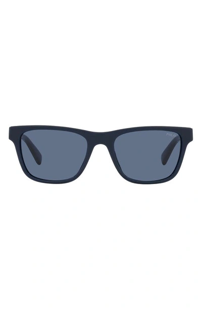 Shop Polo Ralph Lauren Kids' 49mm Cat Eye Sunglasses In Navy