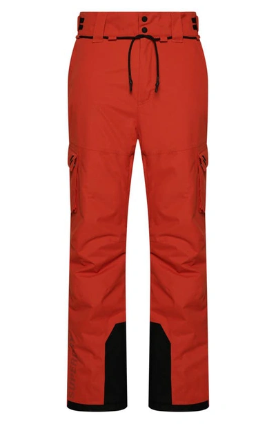 Superdry Ultimate Rescue Water Resistant Ski Pants In Burnt Ochre | ModeSens