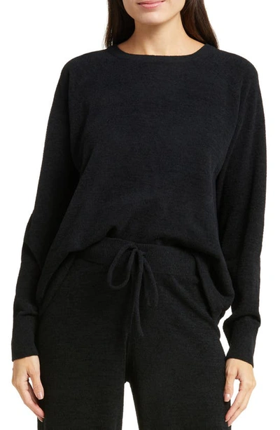 Shop Honeydew Intimates Out Of Office Sleep Sweatshirt In Black