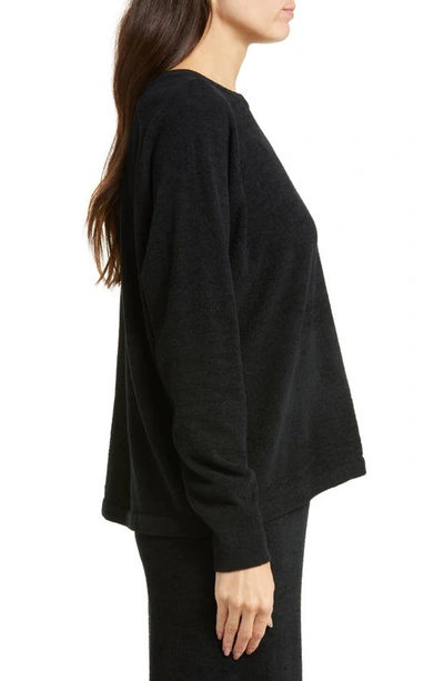Shop Honeydew Intimates Out Of Office Sleep Sweatshirt In Black