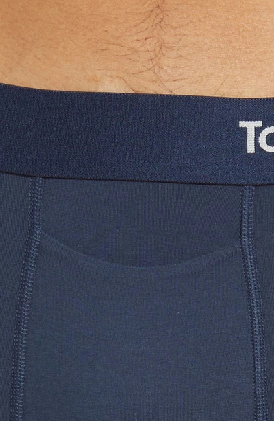 Shop Tommy John 4-inch Cool Cotton Boxer Briefs In Navy