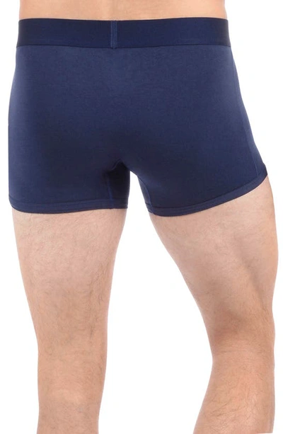 Shop Tommy John 4-inch Cool Cotton Boxer Briefs In Navy