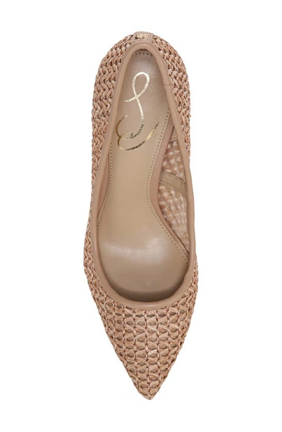 Shop Sam Edelman Hazel Pointed Toe Pump In Warm Tan