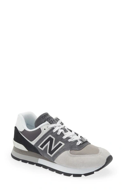 New Balance 574 D Rugged Sneaker In Black/gray/white | ModeSens
