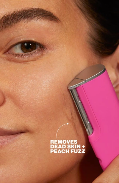 Dermaflash Luxe+ Advanced Sonic Dermaplaning And Peach Fuzz Removal - Pop Pink In Pop Pink