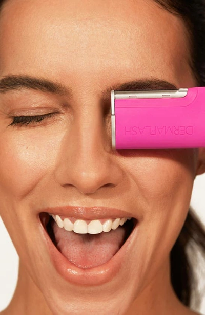 Dermaflash Luxe+ Advanced Sonic Dermaplaning And Peach Fuzz Removal - Pop Pink In Pop Pink