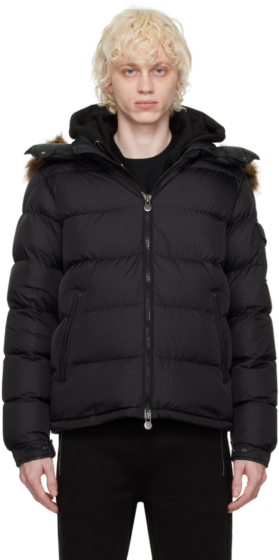 Shop Moncler Black Mayaf Down Jacket In 999 Black