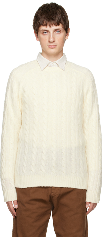 Shop Beams Off-white 5g Sweater In Off Wht5