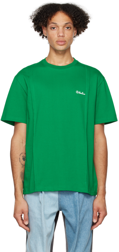 Shop Ader Error Green Fluic T-shirt