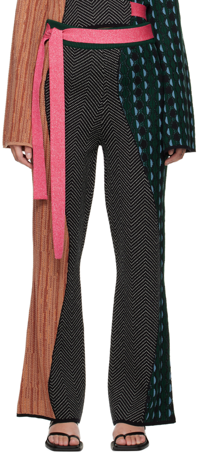 Shop Ahluwalia Multicolor Woolmark Prize Edition Lounge Pants In Multico Green