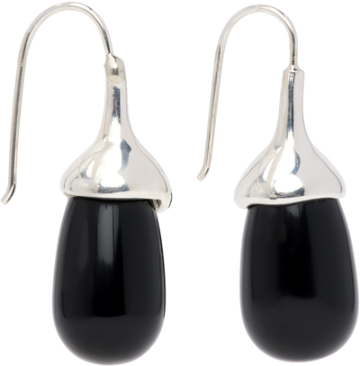 Shop Sophie Buhai Black Onyx Drop Earrings In Sterling Silver