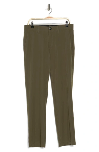 Shop Volcom Ironwood Tech Stretch Chinos In Military