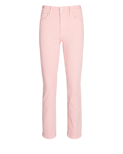 Shop Mother The Mid-rise Dazzler Ankle Jeans In Quartz Pink
