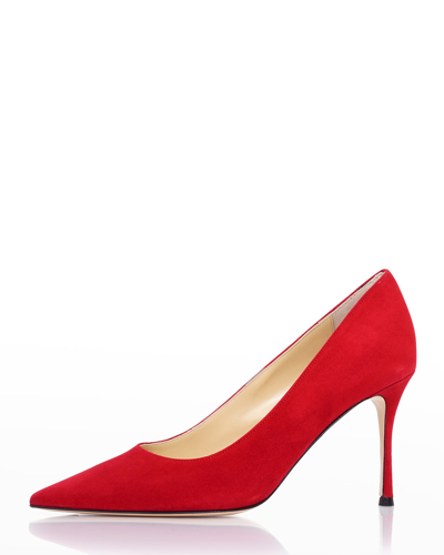 Shop Marion Parke Classic 85mm Pumps In Classic Red