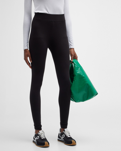 Atm Anthony Thomas Melillo Ribbed Stretch-modal Jersey Leggings In