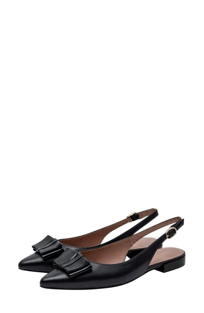 Linea Paolo Deandra Slingback Pointed Toe Pump In Black