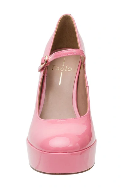 Shop Linea Paolo Isadora Mary Jane Platform Pump In Pink