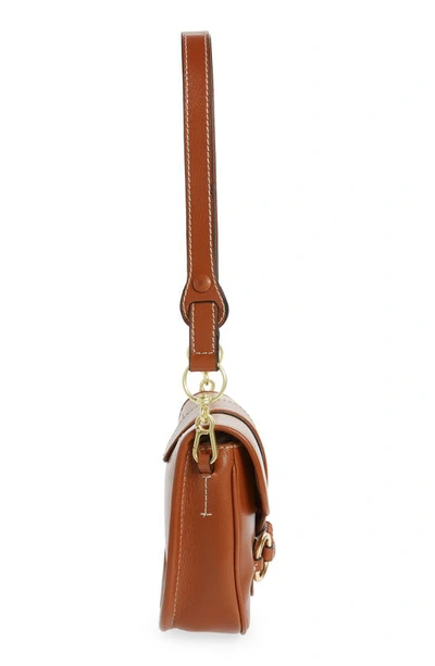 Shop See By Chloé Saddie Leather Shoulder Bag In Caramello