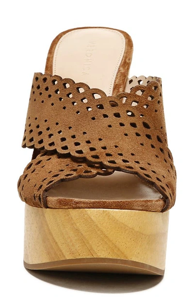 Shop Veronica Beard Gaynor Platform Sandal In Hazelwood