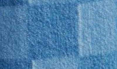 Frame Le High N Tight High-rise Wide-leg Checked Jeans In Indigo Check