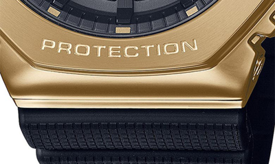 G-shock 2100 Series Analog-digital Watch, 44mm In Black And Gold