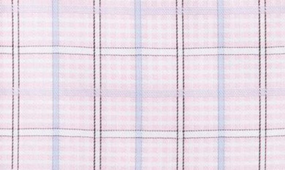 Duchamp Tailored Fit Check Dress Shirt In Pink