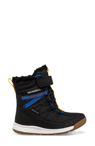 Shop Merrell Snow Crush 3.0 Waterproof Snow Boot In Black/ Multi