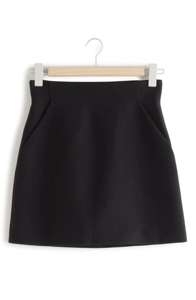 Shop & Other Stories A-line Miniskirt In Black