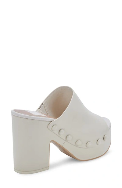 Shop Dolce Vita Emol Platform Sandal In Ivory Leather