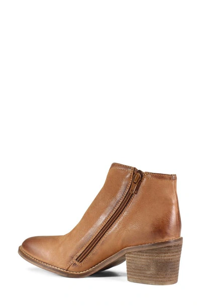 Diba True Ma Sheena Bootie In Rich Cognac Brown