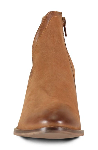 Diba True Ma Sheena Bootie In Rich Cognac Brown
