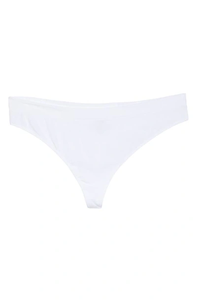 Meundies Feelfree Thong In White