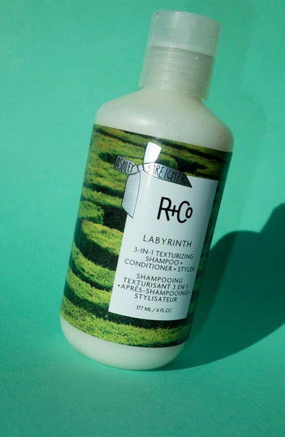R + Co Labyrinth 3-in-1 Texturizing Shampoo, Conditioner And Styler 6 oz
