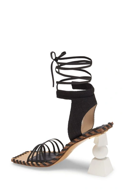 Shop Jacquemus Les Sandales Valerie Hautes Sandal In Black